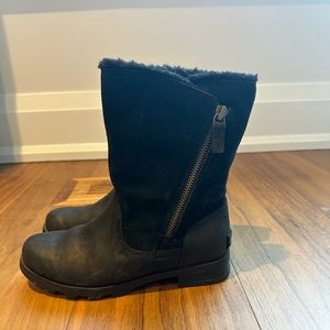 Sorel Black Winter Boots
